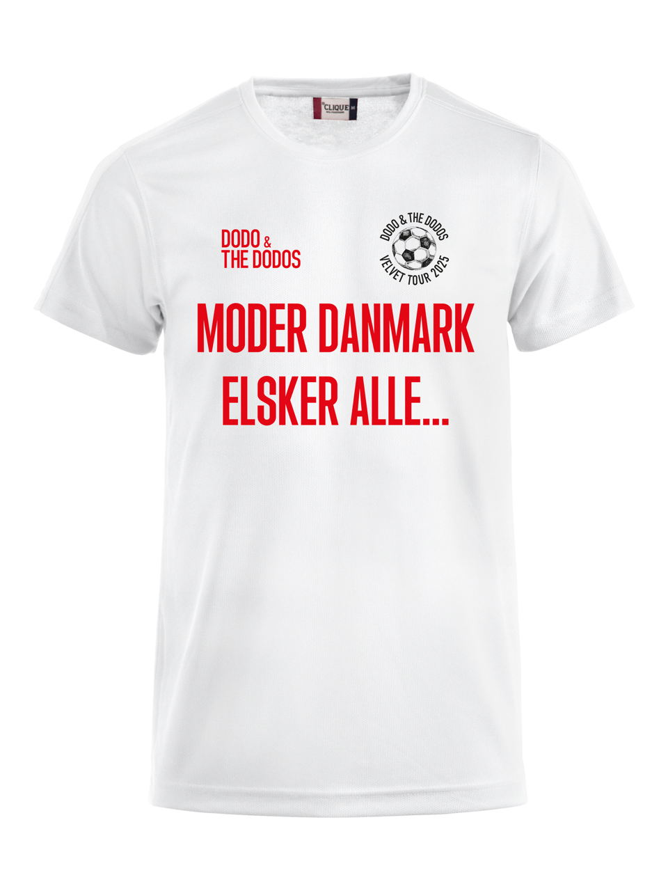 Moder Danmark Elsker Alle T-shirt - Hvid