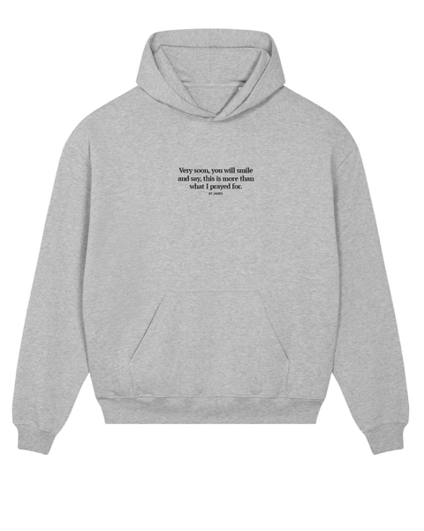 Smile P/O Hoodie - Grey