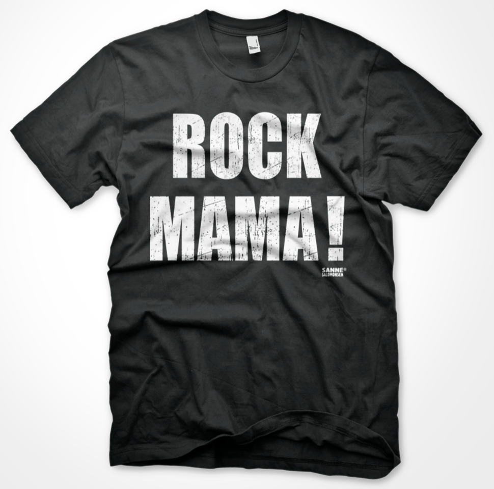 SANNE - ROCK MAMA TSHIRT - BLACK