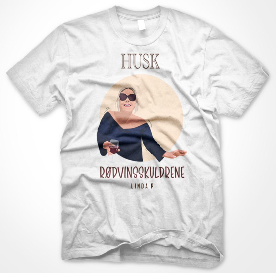 Remember the Red Wine Shoulders T-shirt - White