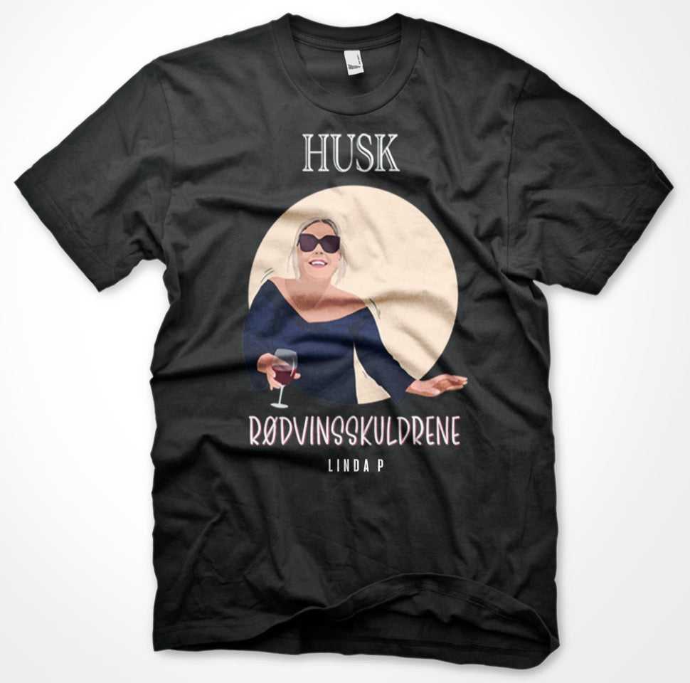 Remember the Red Wine Shoulders T-shirt - Black