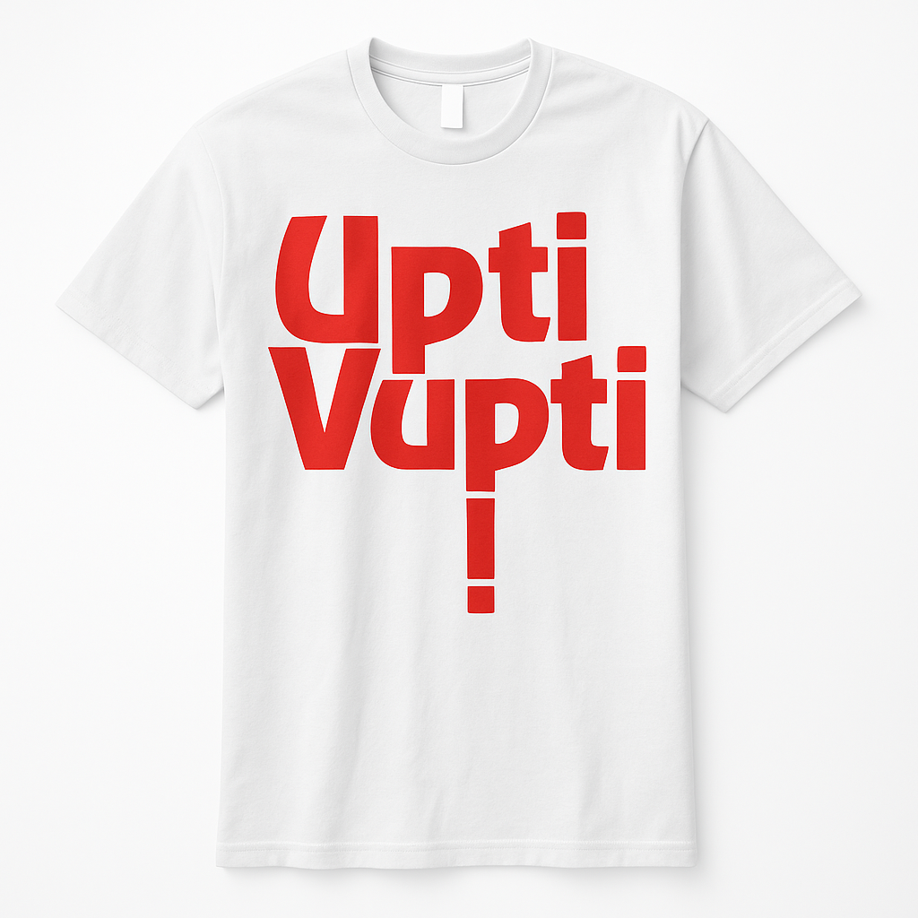 Upti Vupti! T-shirt - Hvid