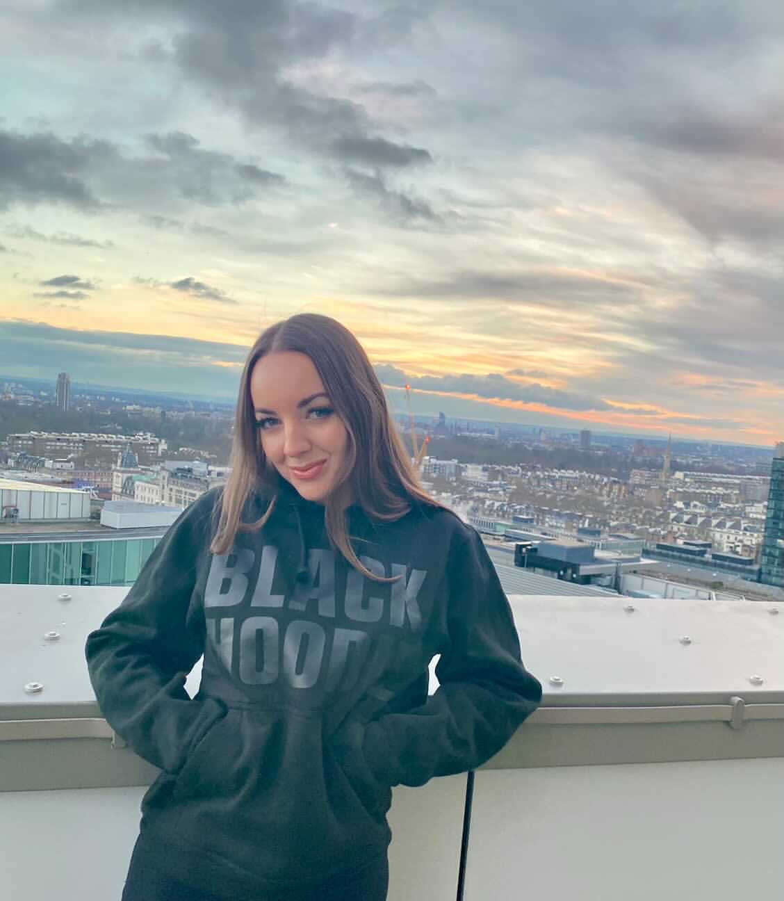 Just a Black Hoodie - Black
