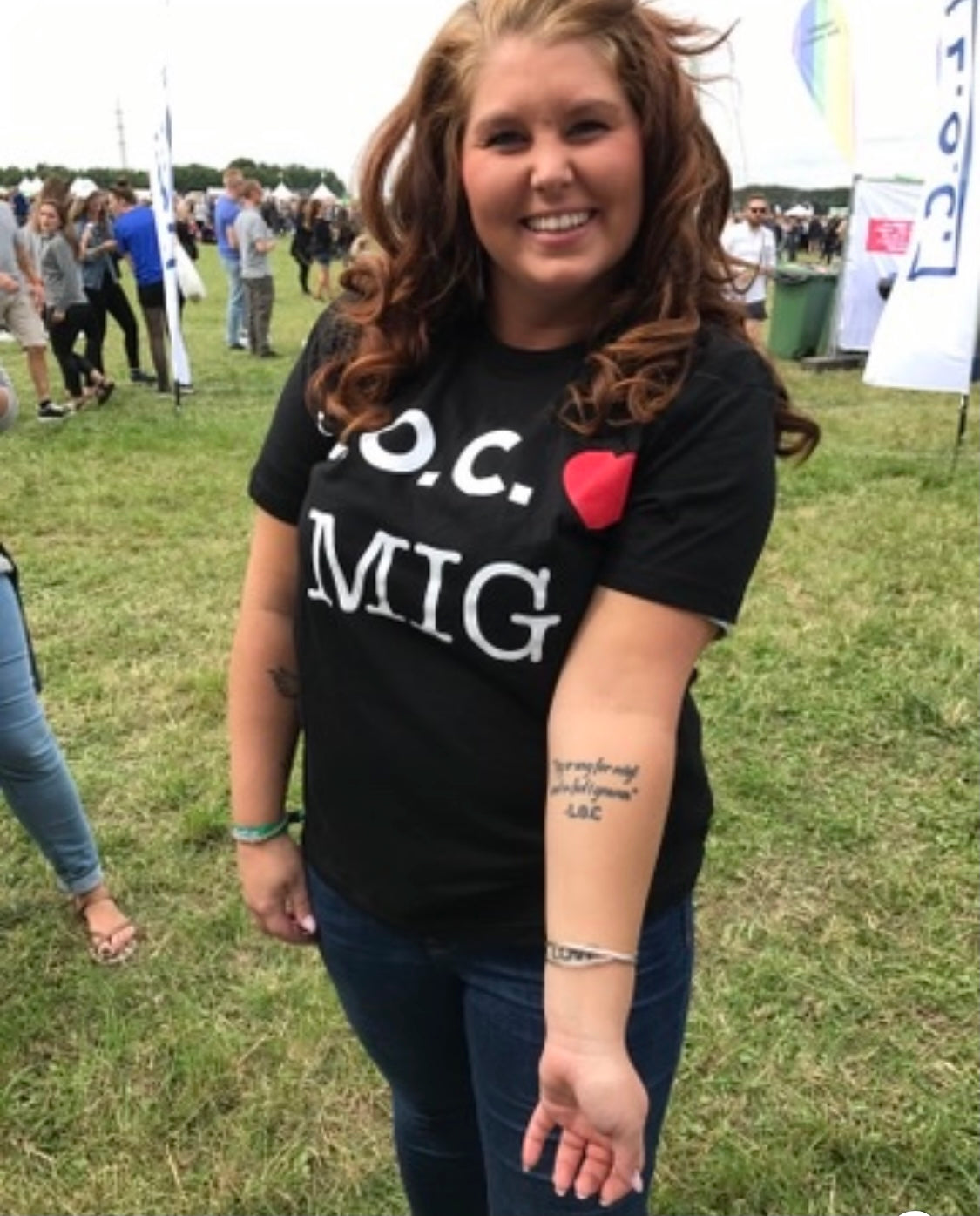 L.O.C. ELSKER MIG ! - SORT T-SHIRT