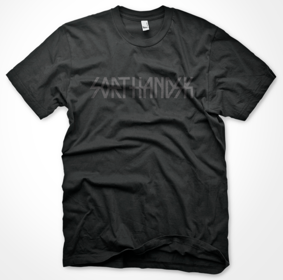 SH Black on Black T-shirt - Black