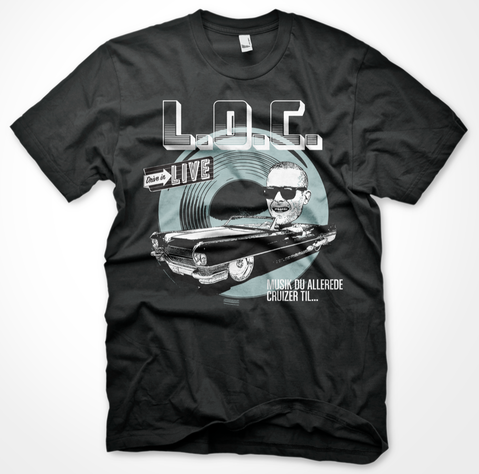 LOC - LIVE TSHIRT - BLACK