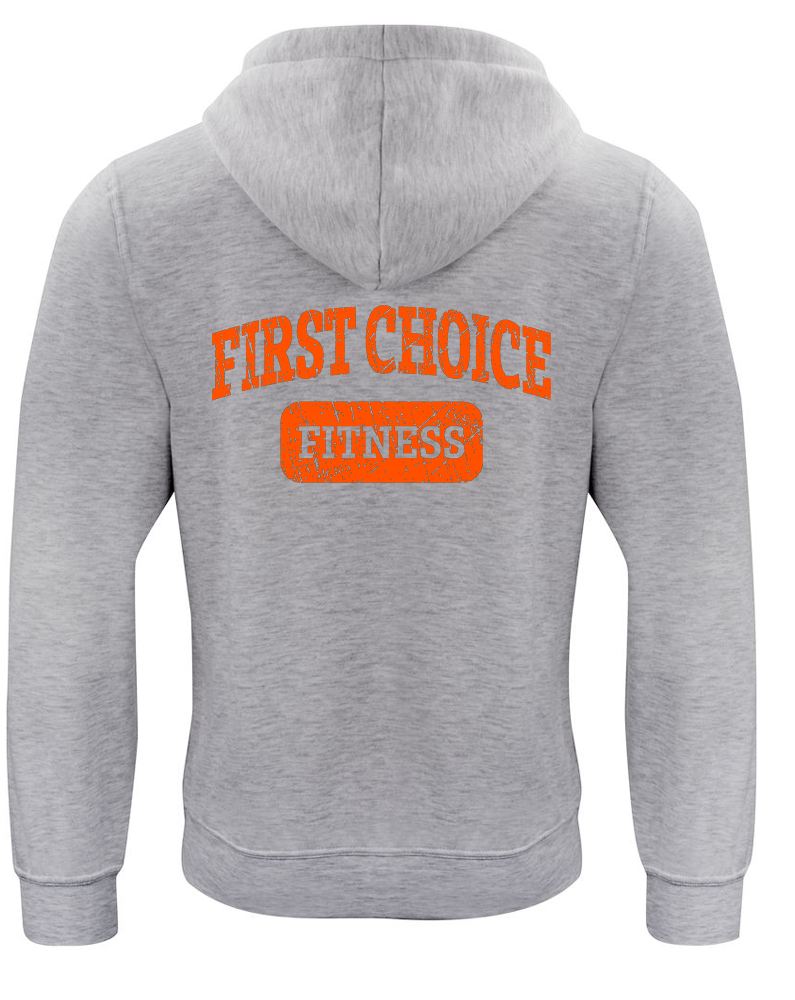 FIRST CHOICE FITNESS - GRAY - HOODIE