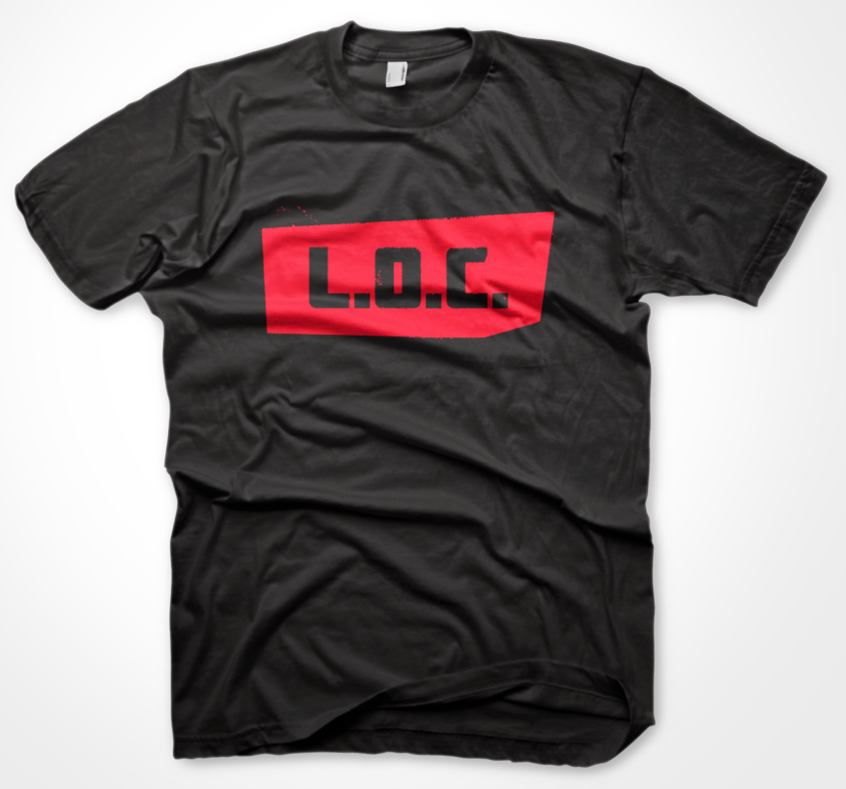 LOC - TRASH T-SHIRT BLACK/RED