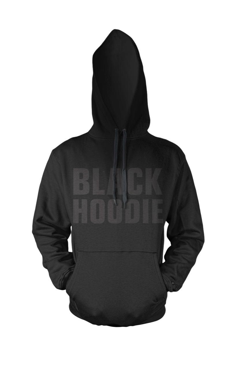 Just a Black Hoodie - Black