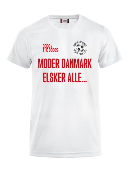 Moder Danmark Elsker Alle T-shirt - Hvid