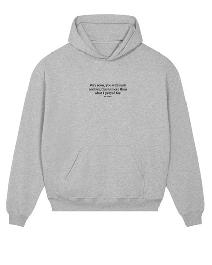 Smile P/O Hoodie - Grey 