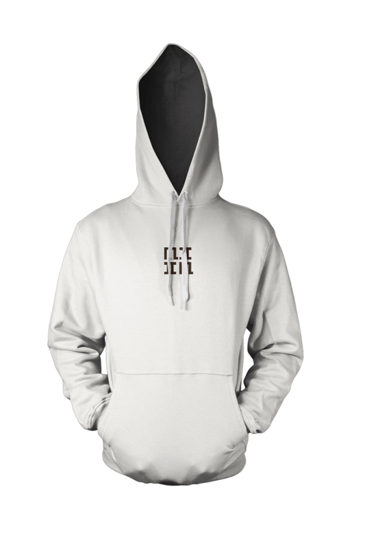 Stjernetegns P/O Hoodie - Hvid