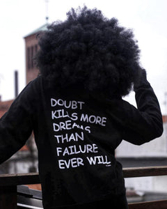 BY JAMES - DOUBT KILLS- BLACK- HOODIE