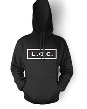 L.O.C. - CLASSIC -HOODIE - SORT