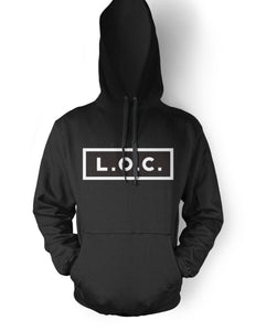 L.O.C. - CLASSIC -HOODIE - SORT