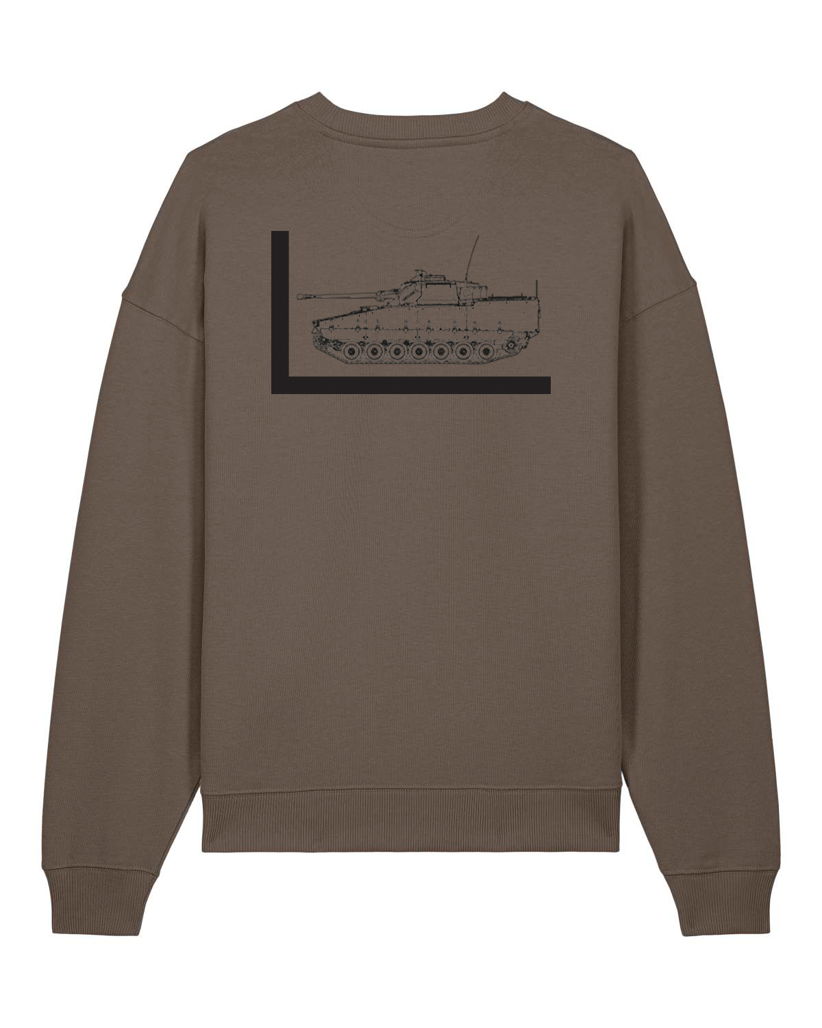 Radder 2.0 The oversized crew neck sweatshirt