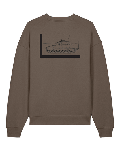 Radder 2.0 The oversized crew neck sweatshirt