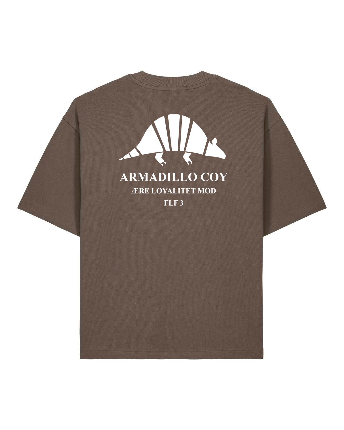 Asher The unisex heavy weight boxy t-shirt - Armadillo