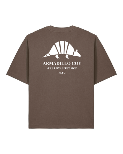 Asher The unisex heavy weight boxy t-shirt - Armadillo