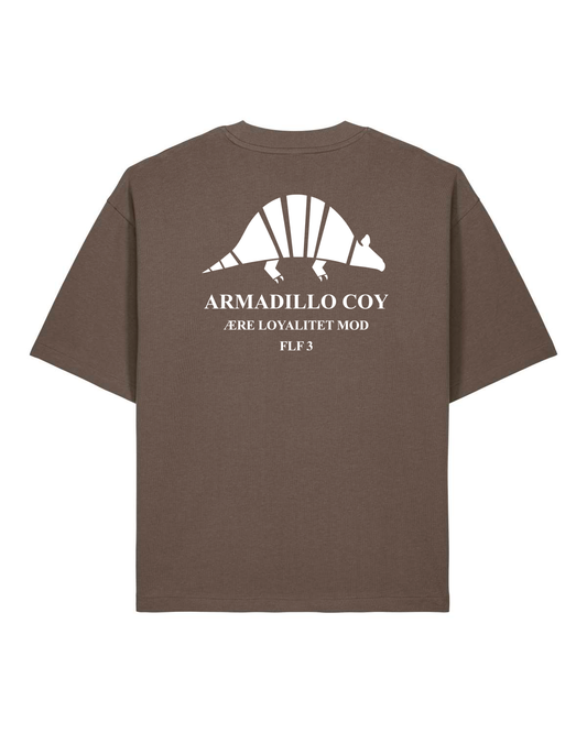 Asher The unisex heavy weight boxy t-shirt - Armadillo