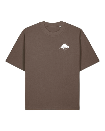 Asher The unisex heavy weight boxy t-shirt - Armadillo