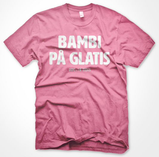 Bambi På Glatis T-shirt - Pink