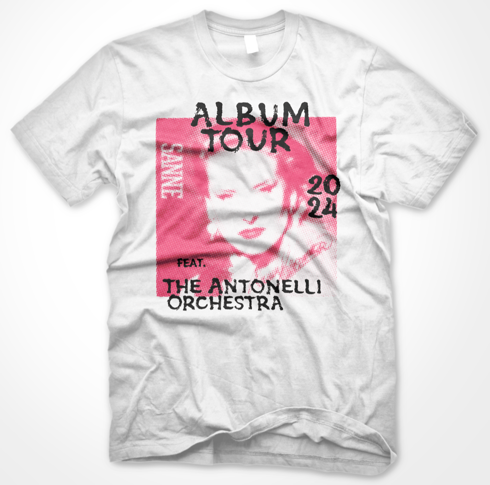 SANNE - ALBUM TSHIRT - WHITE