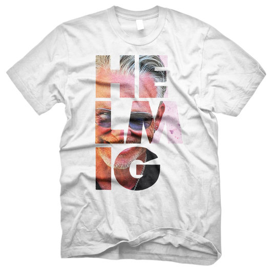 Ansigt T-shirt - Hvid