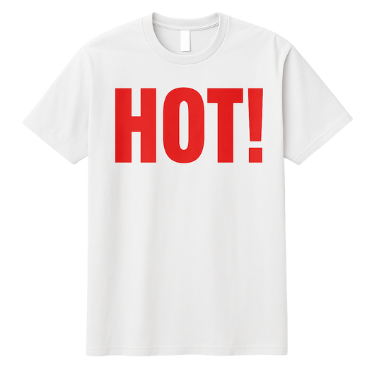 HOT! T-shirt - Hvid