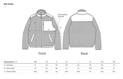 The unisex relaxed fit sherpa jacket - Sort