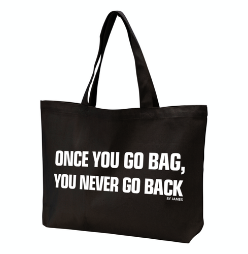 BY JAMES -ONCE YOU GO BAG - NET (BLACK)