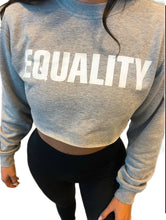 BY JAMES -  EQUALITY - CROP TOP- GRAY