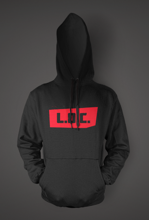 L.O.C. - TRASH HOODIE - SORT