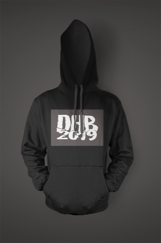 DHB - 2019 LOGO HOODIE - SORT