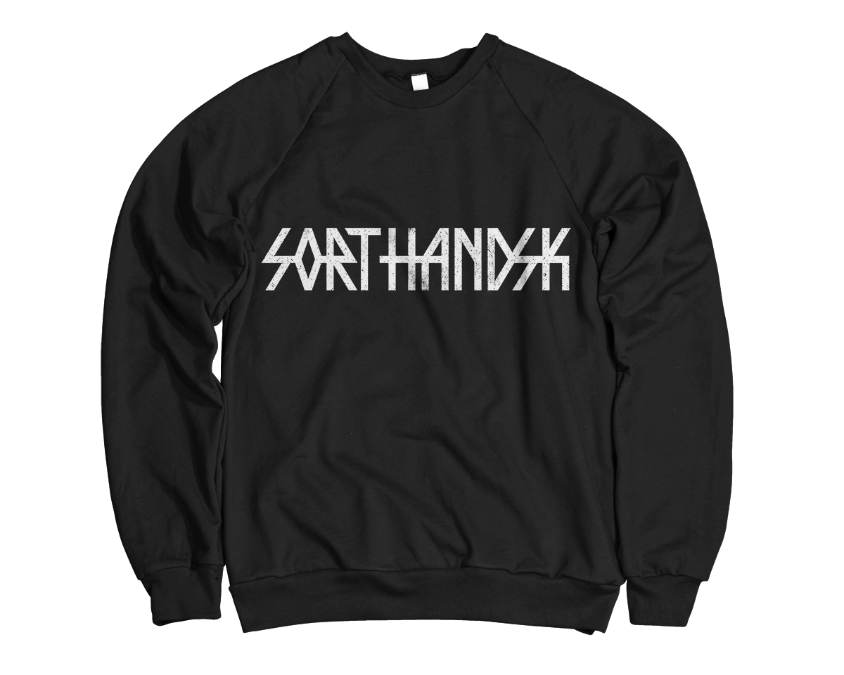 SH Crewneck - Sort – Merchandise.dk