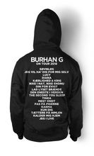 BURHAN G - TOUR ZIP HOODIE - SORT