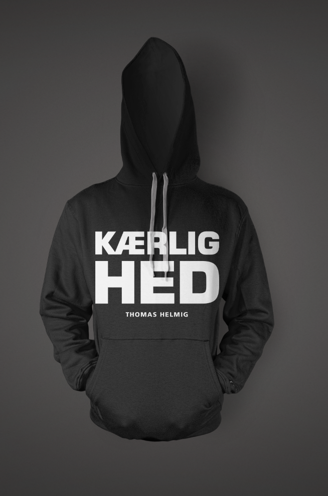 THOMAS HELMIG - KÆRLIGHED HOODIE - SORT