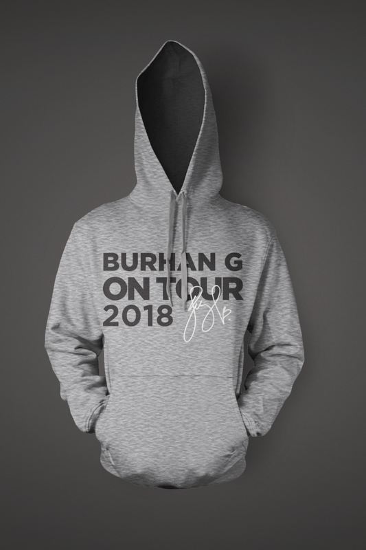 BURHAN G - TOUR HOODIE - GRÅ