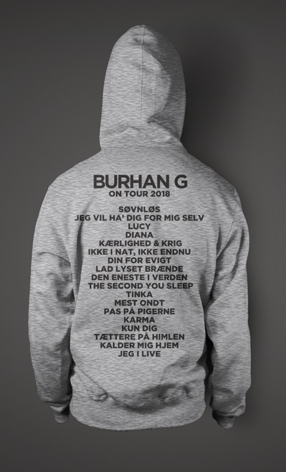 BURHAN G - TOUR HOODIE - GREY