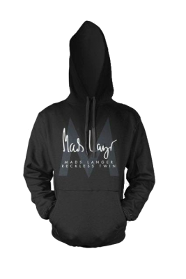 MADS LANGER - RECKLESS TWIN HOODIE - SORT