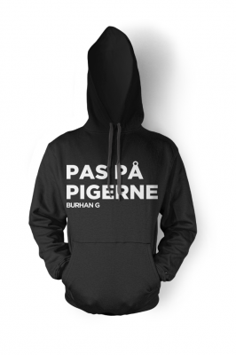 BURHAN G - PAS PÅ PIGERNE HOODIE - SORT