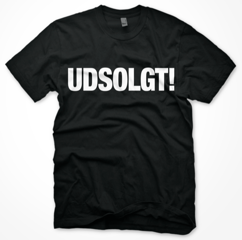 ADAM & NOAH - UDSOLGT T-SHIRT - SORT